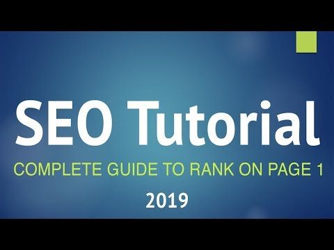 SEO Tutorial for Beginners – Step by Step Guide 2019! (+YOAST SEO)