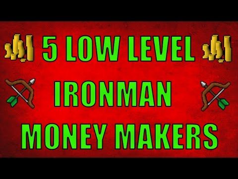 5 Low Level Ironman Money Making Guides Part 1 Oldschool runescape 2007 ( OSRS )